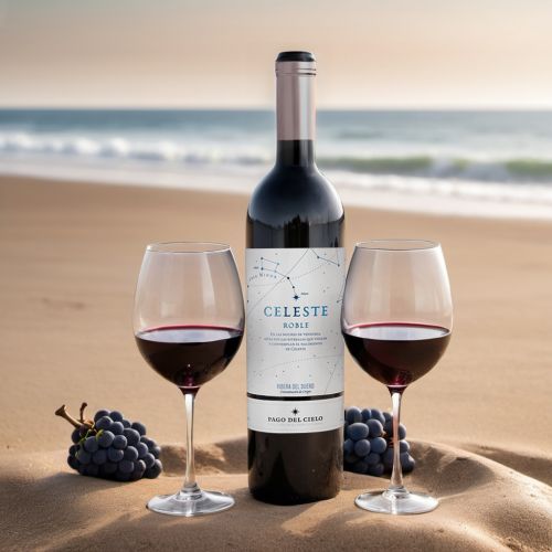 Product Botella de vino "CELESTE" 